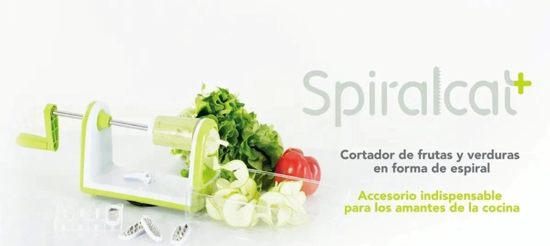 CORTADOR DE VERDURAS EN ESPIRAL PARA COCINA PRACTICA Y SALUDABLE - 4
