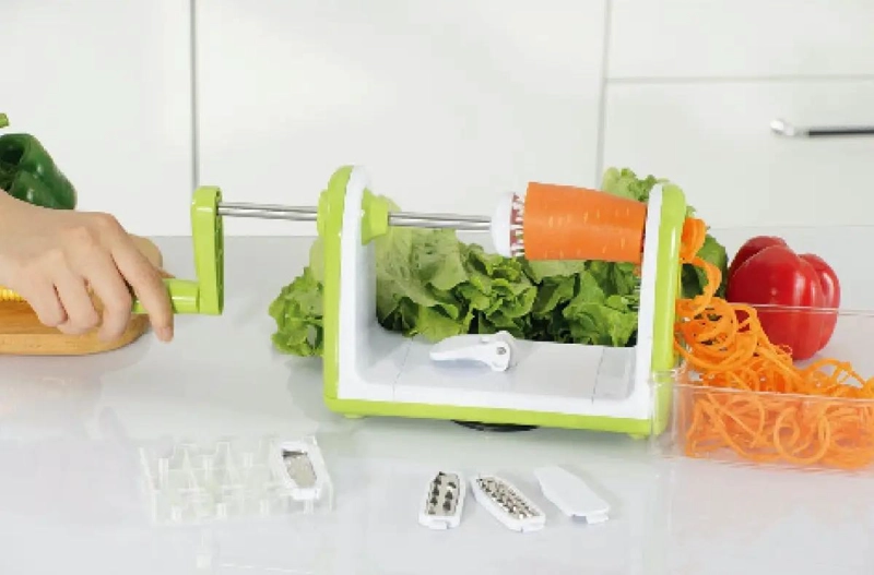 CORTADOR DE VERDURAS EN ESPIRAL PARA COCINA PRACTICA Y SALUDABLE - 5