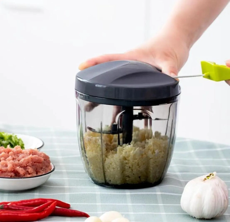 PICADORA MANUAL RAPIDA PARA CARNE Y VERDURAS CON DISEÑO EFICIENTE - 2