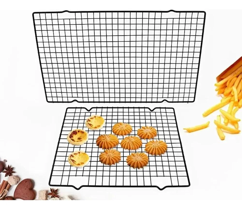 REJILLA PARA HORNEAR Y FREIR GALLETAS, PIZZA Y PAN ESTILO ANTIADHERENTE - 1