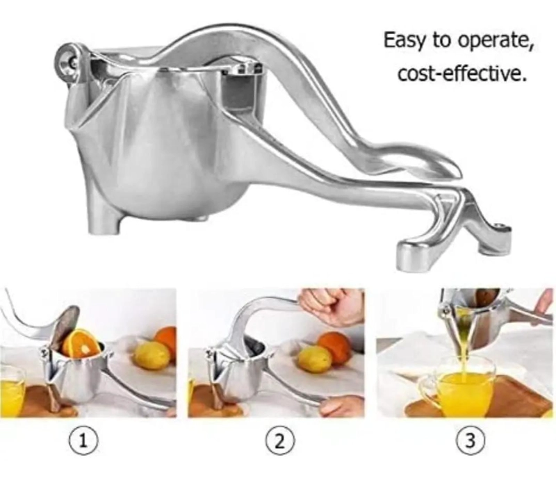 EXPRIMIDOR MANUAL DE JUGO EN ALUMINIO PARA NARANJAS Y CITRICOS - 5