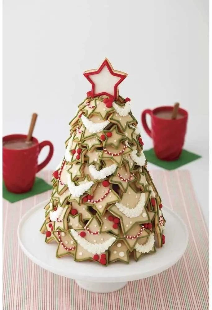 KIT DE CORTADORES PARA GALLETAS CON FORMAS DE ESTRELLAS Y ARBOL - 3