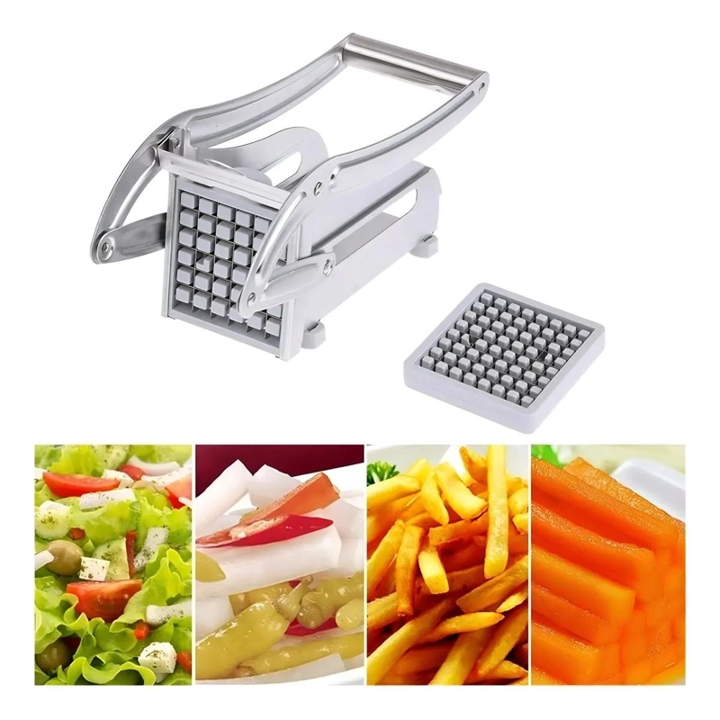 CORTADOR DE PAPAS FRITAS DE ACERO INOXIDABLE PARA COCINA - 3