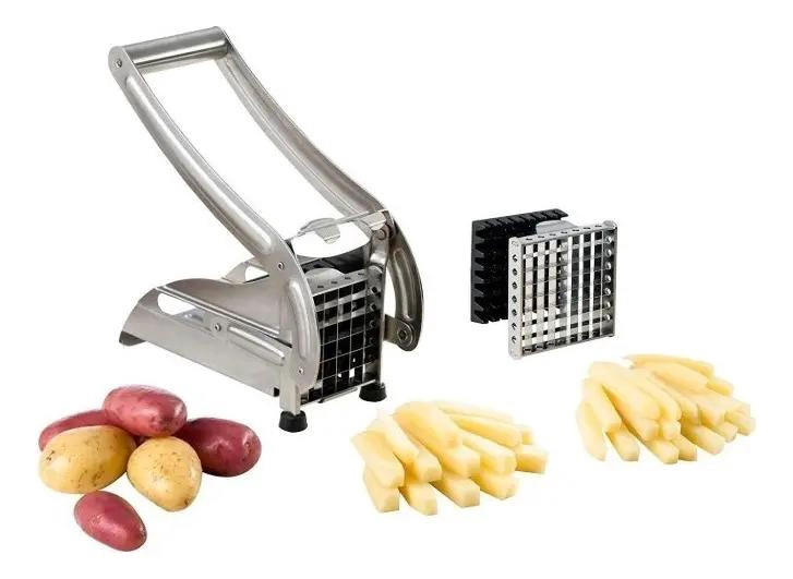 CORTADOR DE PAPAS FRITAS DE ACERO INOXIDABLE PARA COCINA - 4