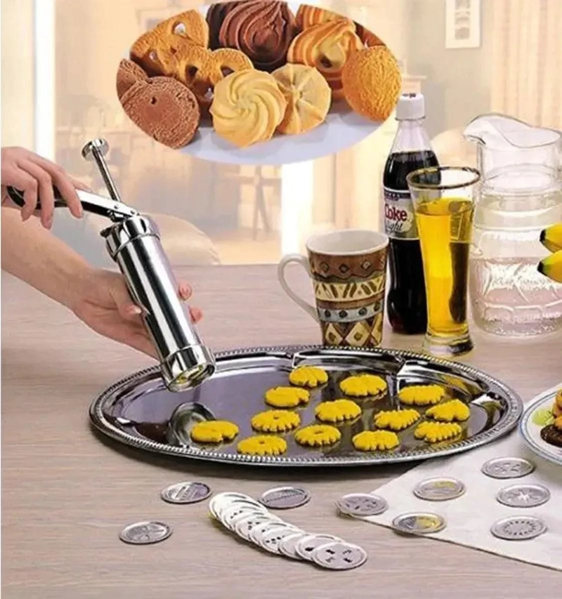 MAQUINA MANUAL PARA GALLETAS CON MOLDES INTERCAMBIABLES Y DISEÑO ERGONOMICO - 3