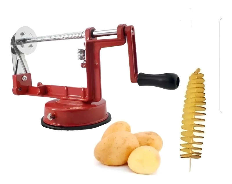 CORTADOR PARA PAPAS EN ESPIRAL DE ACERO INOXIDABLE DE 12 CM - 1
