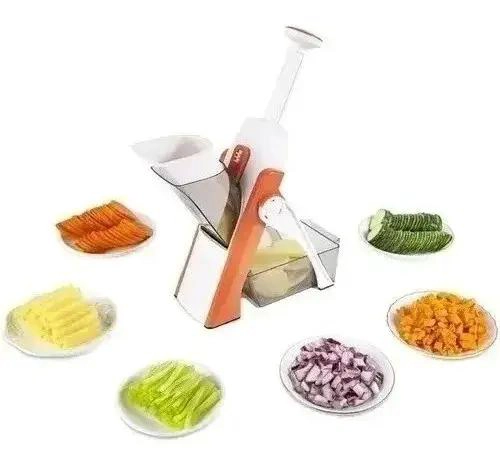 PICADOR Y CORTADOR MULTIFUNCIONAL PARA VERDURAS Y FRUTAS CON RAYADOR - 2