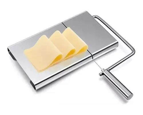 CORTADORA MULTIFUNCIONAL PARA QUESO EN ACERO INOXIDABLE COLOR PLATEADO - 1
