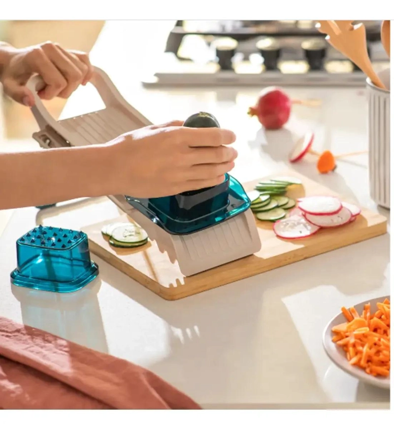 MANDOLINA PARA CORTAR VERDURAS CON 5 TIPOS DE CORTE AJUSTABLES - 5