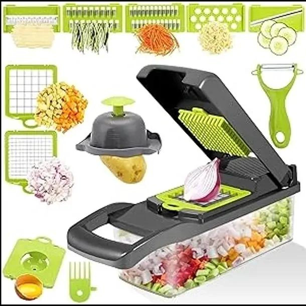 REBANADOR MULTIFUNCIONAL PARA VERDURAS CON CUCHILLAS INTERCAMBIABLES - 4