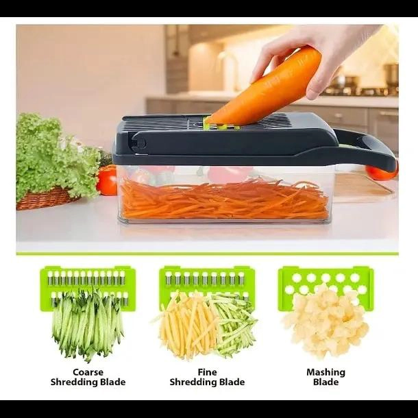 REBANADOR MULTIFUNCIONAL PARA VERDURAS CON CUCHILLAS INTERCAMBIABLES - 5