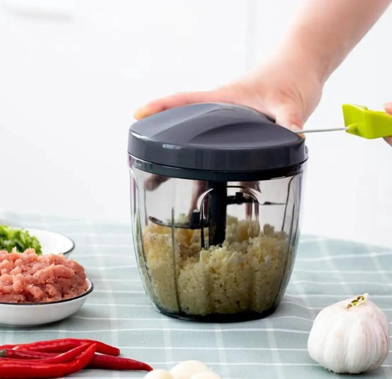 PICADORA MANUAL RAPIDA PARA CARNE Y VERDURAS CON DISEÑO EFICIENTE - 2