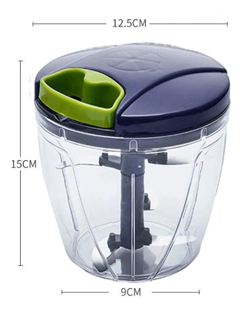 PICADORA MANUAL RAPIDA PARA CARNE Y VERDURAS CON DISEÑO EFICIENTE - 3