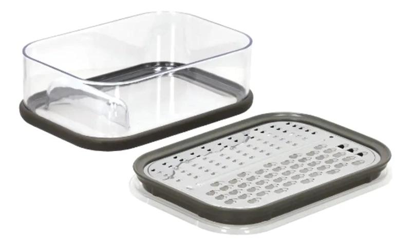 RALLADOR DE COCINA CON CONTENEDOR INTEGRADO PARA VERDURAS Y QUESOS - 5