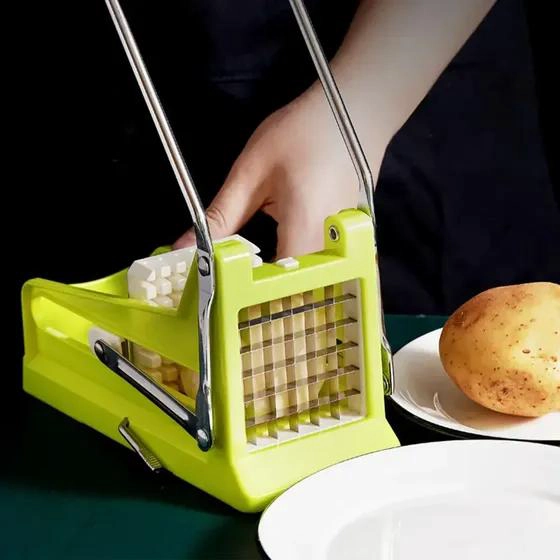CORTADOR MANUAL PARA PAPAS Y VERDURAS CON DISEÑO ERGONOMICO - 5