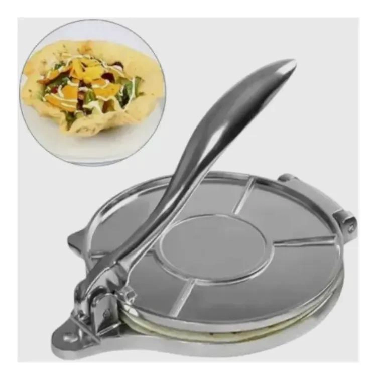 PRENSA PARA TORTILLAS Y FAJITAS DE MASA DE 25 CM DE DIAMETRO - 3