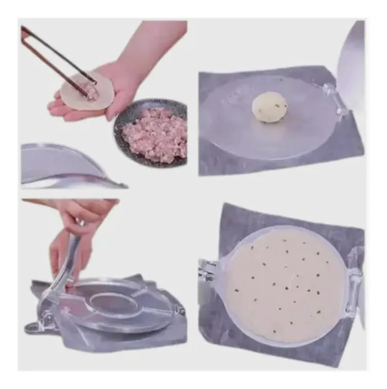PRENSA PARA TORTILLAS Y FAJITAS DE MASA DE 25 CM DE DIAMETRO - 4