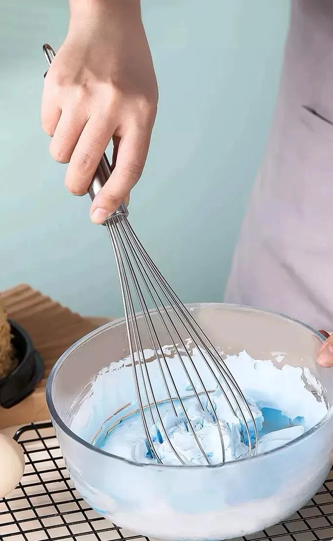 BATIDOR MANUAL DE ACERO INOXIDABLE PARA REPOSTERIA Y COCINA - 2