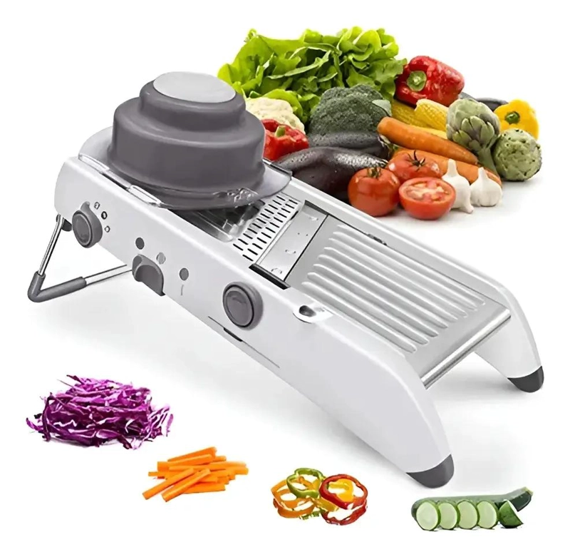 REBANADOR MANDOLINA CON 18 CORTES PARA VERDURAS Y FRUTAS - 1