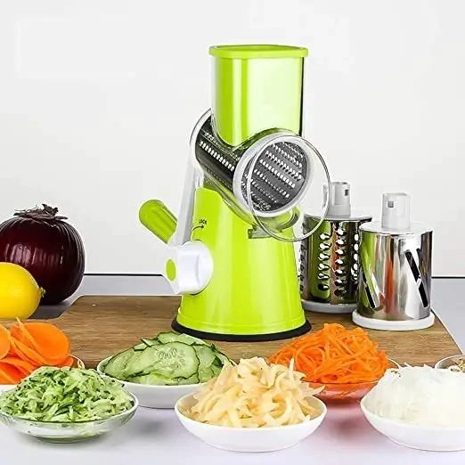 CORTADOR MULTIFUNCIONAL PARA VERDURAS Y FRUTAS CON RALLADOR Y PICADOR - 1