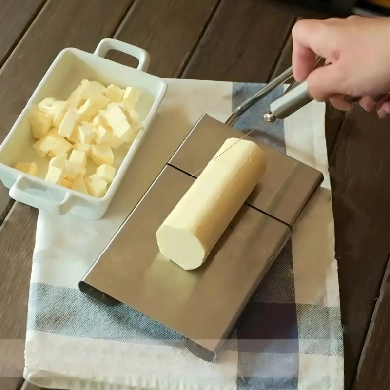REBANADORA MULTIFUNCIONAL PARA QUESO CON ALAMBRE DE ACERO INOXIDABLE - 4