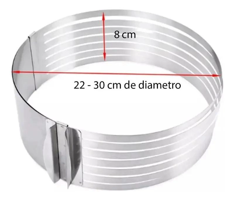 CORTADOR PARA TORTA Y BIZCOCHO CON NIVELADOR Y LAMINADOR AJUSTABLE - 5