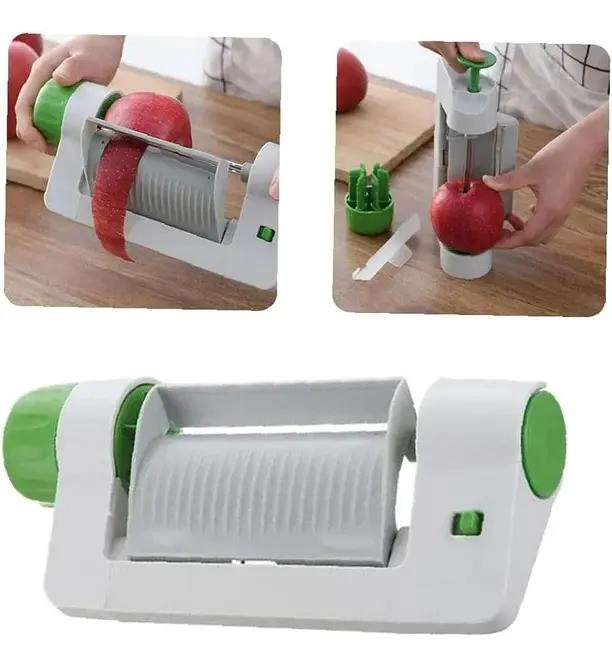CORTADOR Y LAMINADOR PARA VERDURAS, FRUTAS Y VEGETALES CON MULTIPLES FUNCIONES - 4