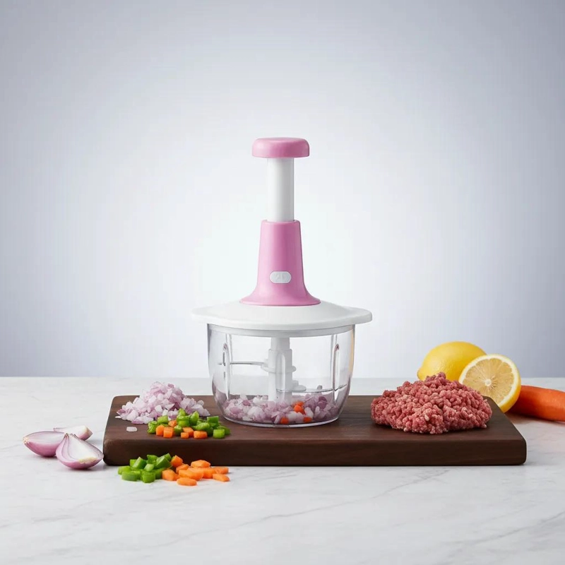 PICADOR MANUAL DE VERDURAS CON CAPACIDAD DE 2 LITROS PARA CEBOLLA Y AJO - 5