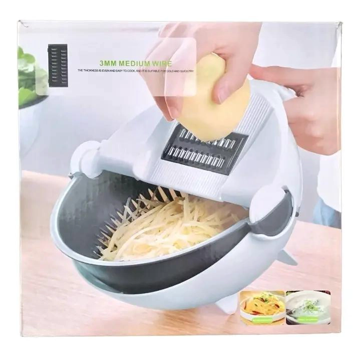 RALLADOR Y COLADOR MULTIFUNCIONAL PARA VERDURAS Y FRUTAS - 1