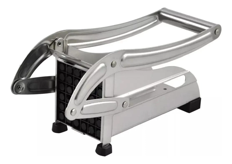 CORTADOR MANUAL PARA PAPAS FRITAS CON CUCHILLAS DE ACERO INOXIDABLE - 4