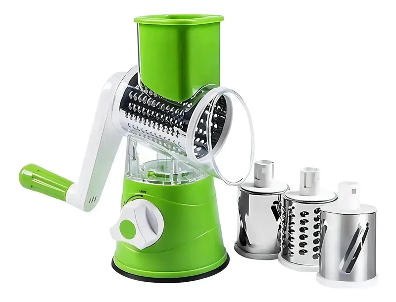 CORTADOR MANUAL PARA VERDURAS Y FRUTAS CON FUNCION TRITURADORA Y PICADORA - 1