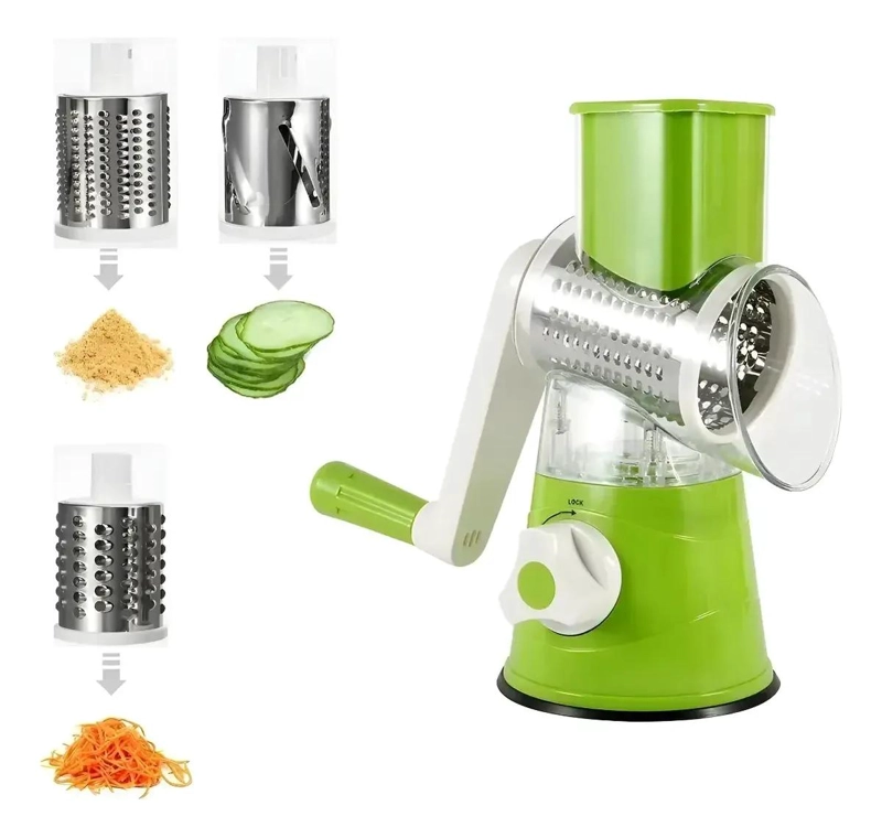 CORTADOR MANUAL PARA VERDURAS Y FRUTAS CON FUNCION TRITURADORA Y PICADORA - 2