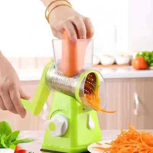 CORTADOR MANUAL PARA VERDURAS Y FRUTAS CON FUNCION TRITURADORA Y PICADORA - 3