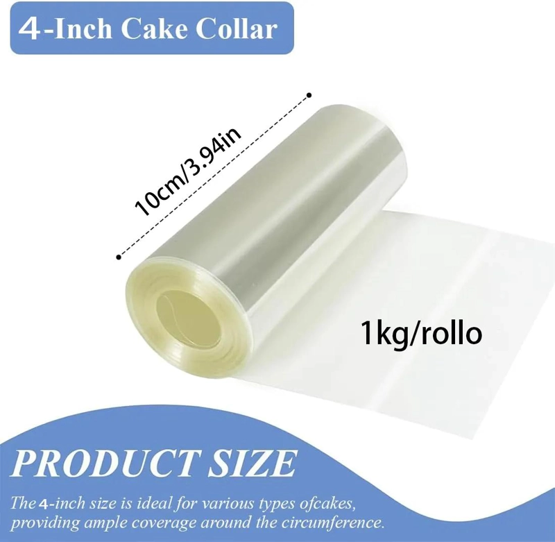 ROLLO DE ACETATO PARA REPOSTERIA DE 10 CM DE ALTO Y 40 METROS DE LARGO - 2