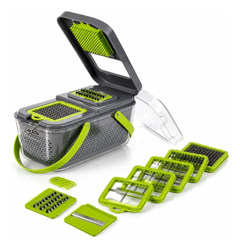 SET MULTIFUNCIONAL DE 21 PIEZAS PARA CORTAR VERDURAS Y FRUTAS - 1
