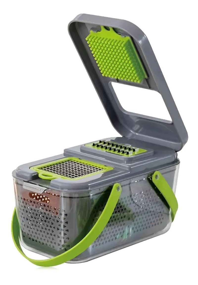 PICADOR Y CORTADOR MULTIFUNCION PARA VERDURAS Y FRUTAS 22 EN 1 - 1