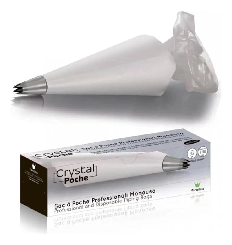 ROLLO DE MANGAS PASTELERAS DESECHABLES DE 50 CM CON 100 UNIDADES - 1