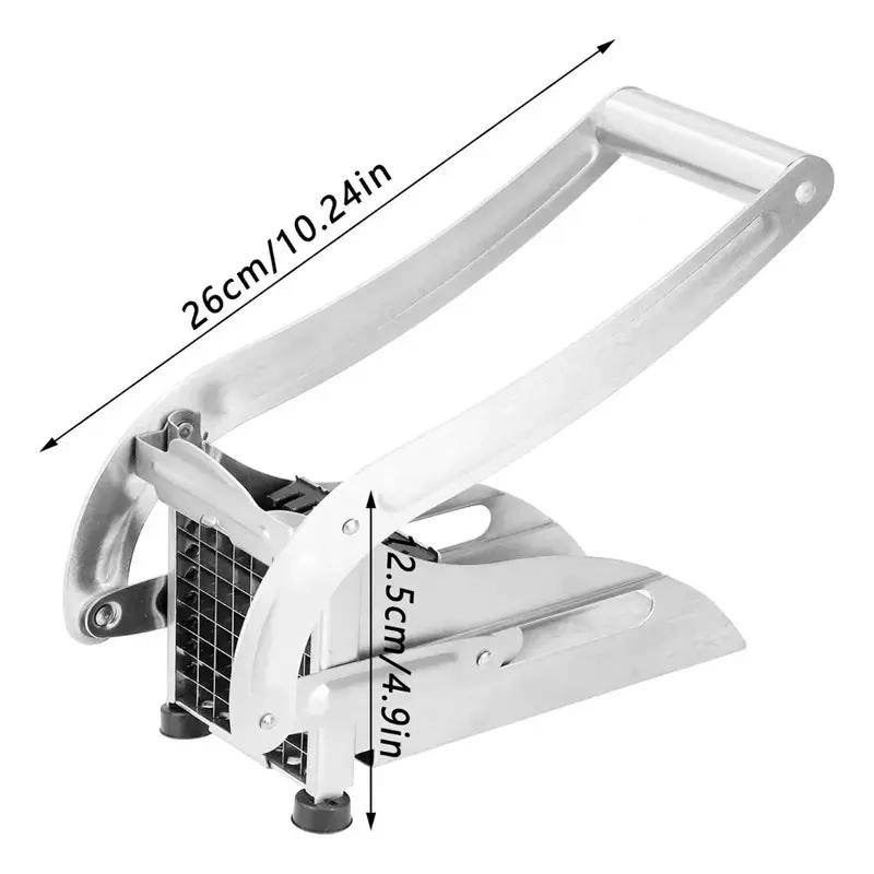 MAQUINA CORTADORA PARA PAPAS FRITAS EN ACERO INOXIDABLE RESISTENTE - 1