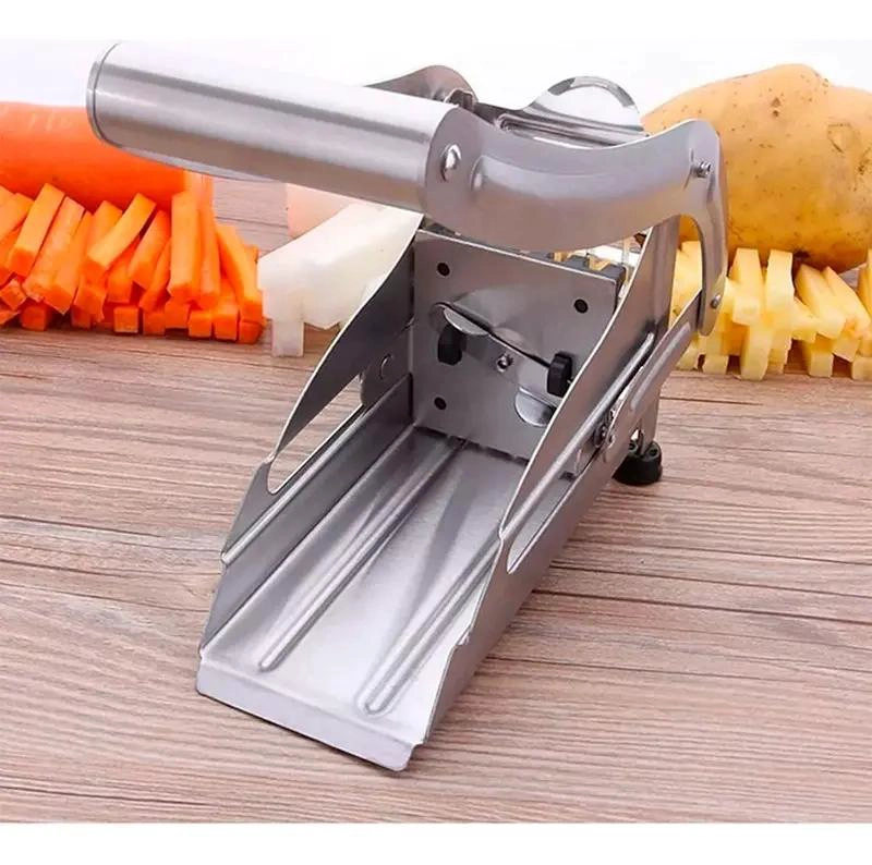 MAQUINA CORTADORA PARA PAPAS FRITAS EN ACERO INOXIDABLE RESISTENTE - 3