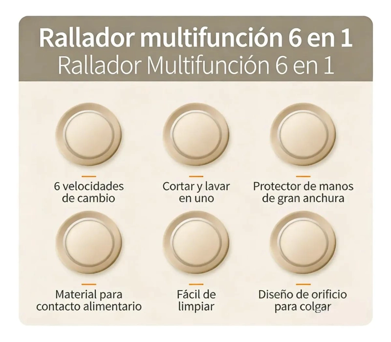 CORTADOR DE VERDURAS MULTIFUNCIONAL PARA COCINA SIN CUCHILLAS - 4
