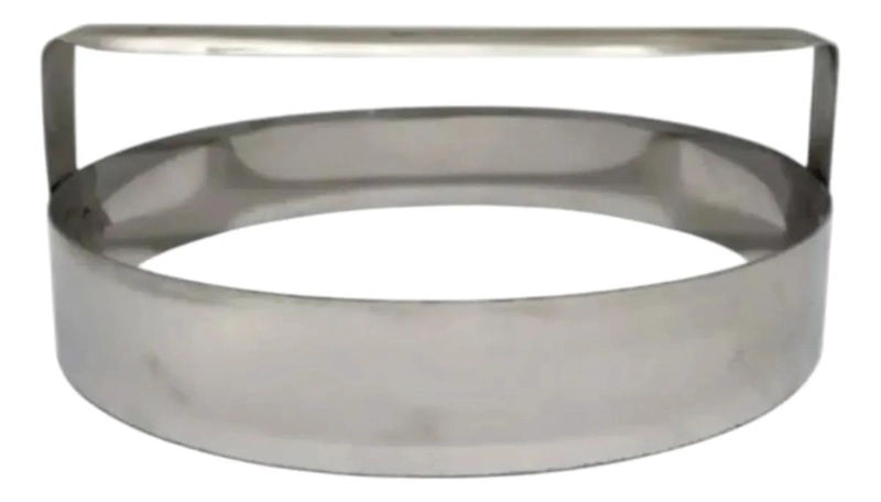 CORTADOR DE MASA DE ACERO INOXIDABLE DE 24 CM PARA EMPANADAS GRANDES - 1