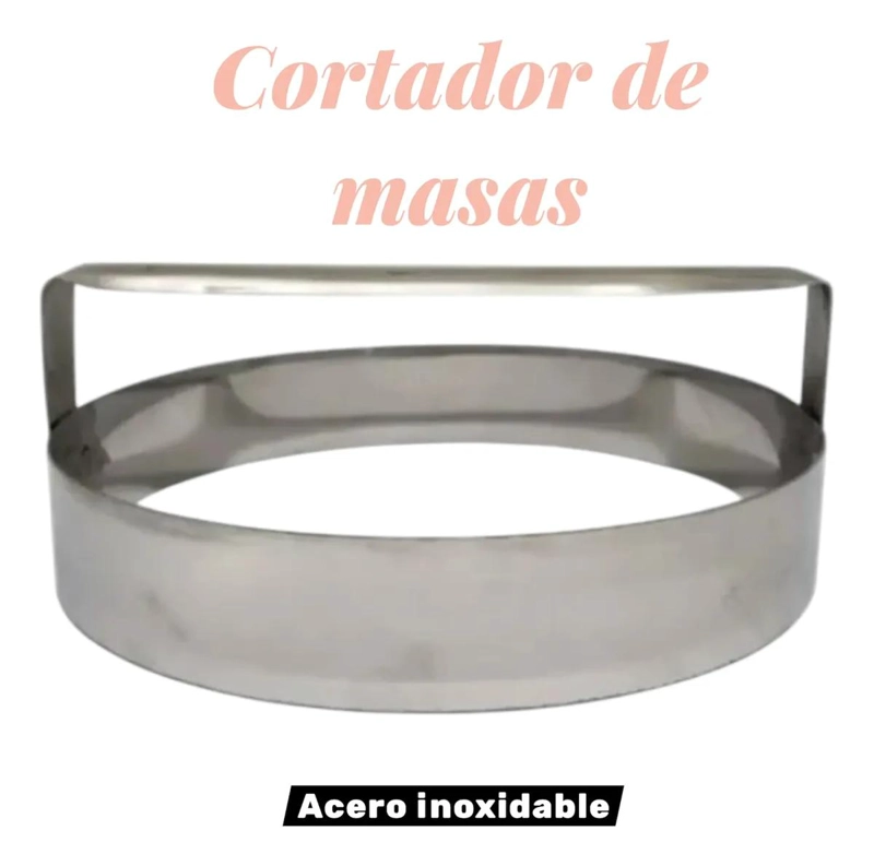 CORTADOR DE MASA DE ACERO INOXIDABLE DE 24 CM PARA EMPANADAS GRANDES - 3