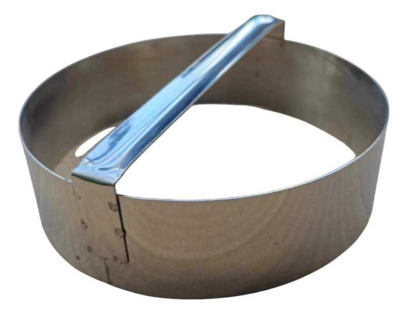 CORTADOR DE MASA REDONDO DE ACERO INOXIDABLE 18 CM DE DIAMETRO - 2