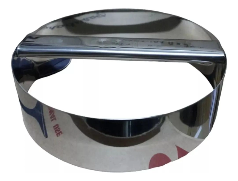 CORTADOR DE MASAS DE ACERO INOXIDABLE DE 18 CM PARA COCINA - 1