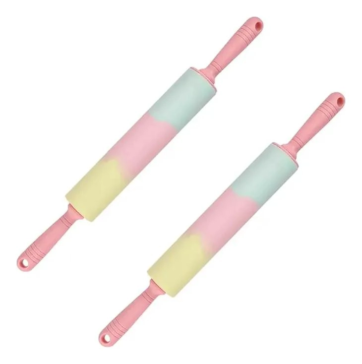 PACK DE 2 USLEROS DE SILICONA TRICOLOR DE 43 CM PARA COCINA - 1
