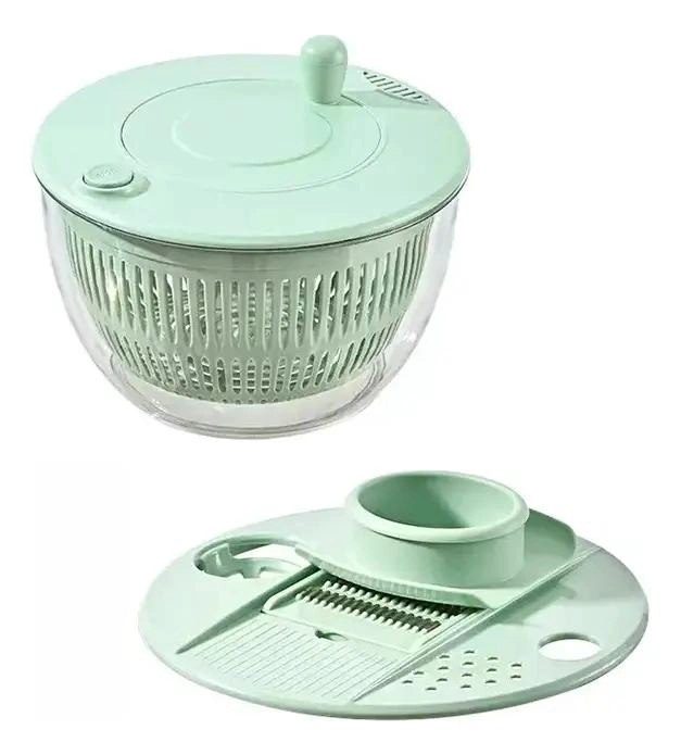 LAVADORA Y PICADORA DE VERDURAS CON ESCURRIDOR Y TABLA INTEGRADA - 2