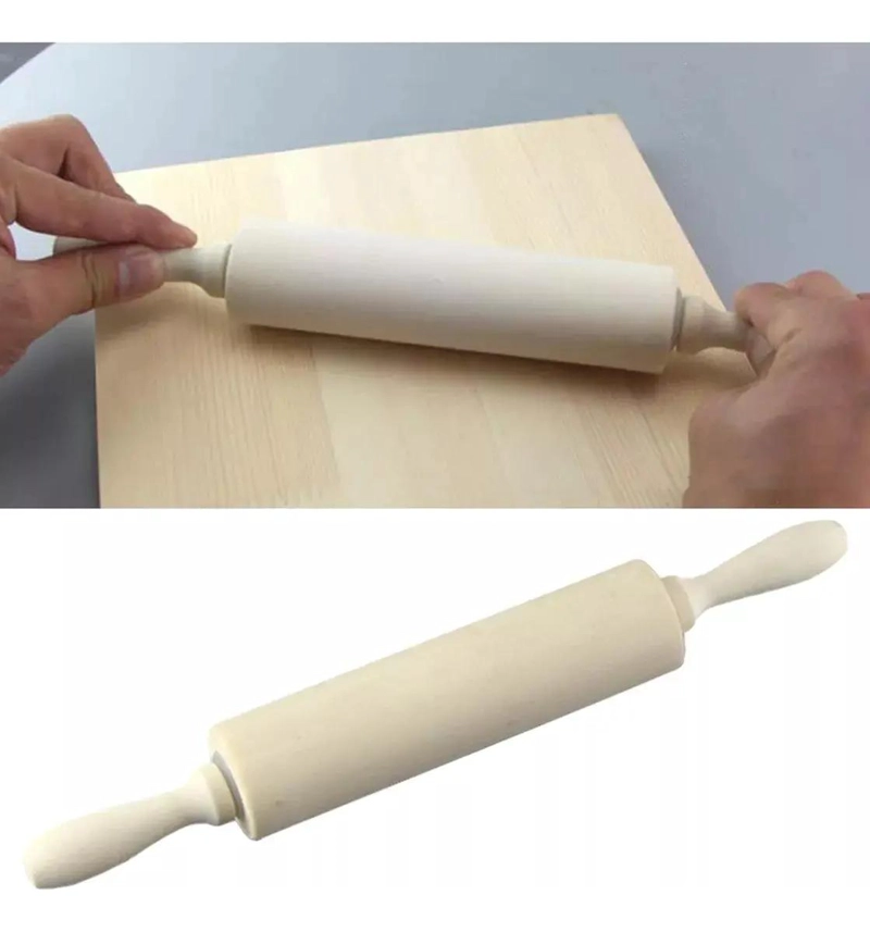 RODILLO DE MADERA ANTIADHERENTE PARA AMASAR Y HORNEAR - 3