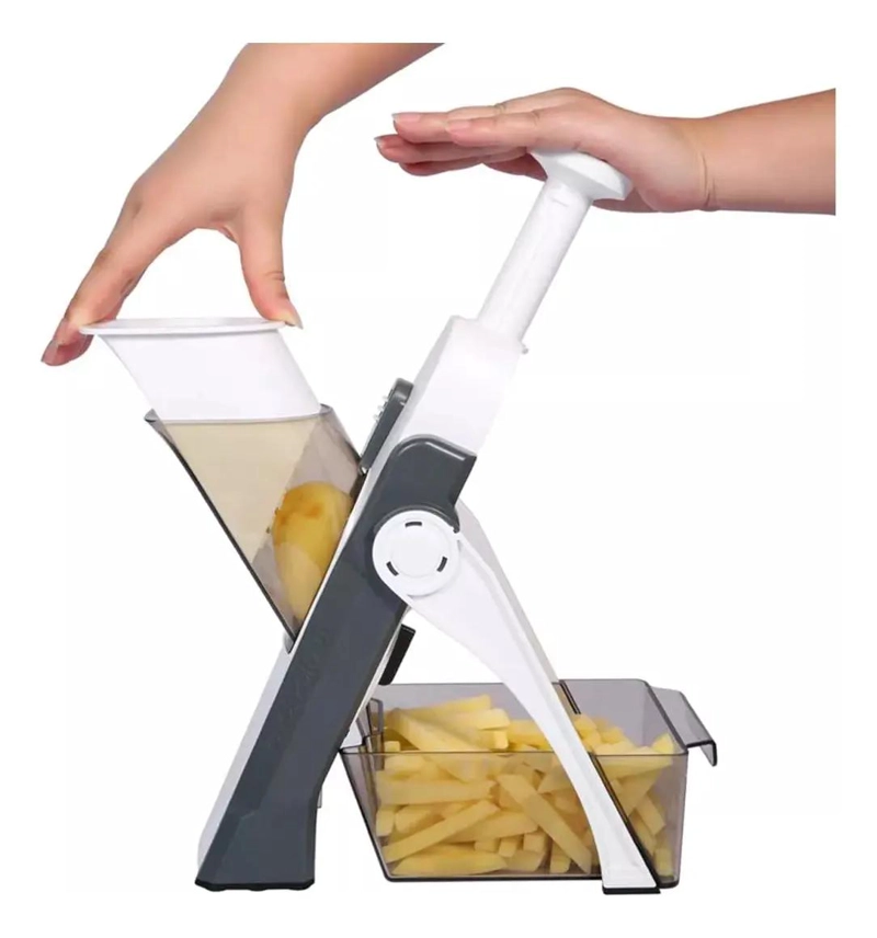 PICADORA MINI VERTICAL PARA PAPAS, VERDURAS Y CEBOLLA CON DISEÑO COMPACTO - 1