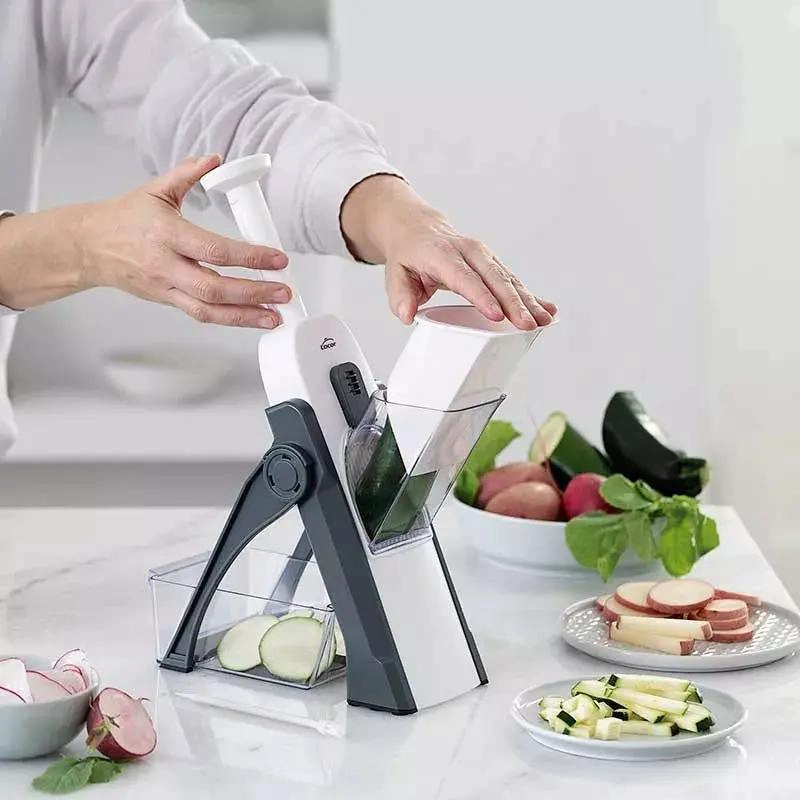 PICADORA MINI VERTICAL PARA PAPAS, VERDURAS Y CEBOLLA CON DISEÑO COMPACTO - 2