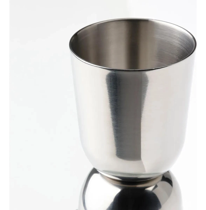 SET DE COCTELERA DE ACERO INOXIDABLE CON DETALLES EN MADERA DE 3 PIEZAS - 3